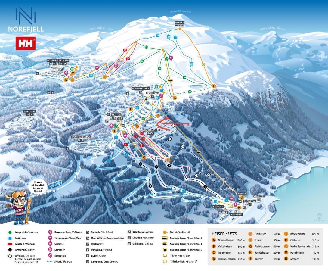 Ny Leilighet Pa Norefjell - Ski In/Out Noresund Eksteriør billede